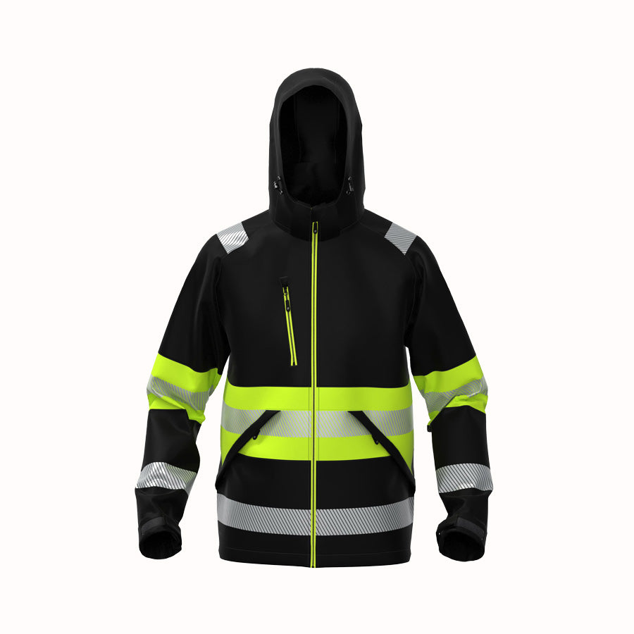 BoSafety Valencia huomio softshell-takki luokka 1
