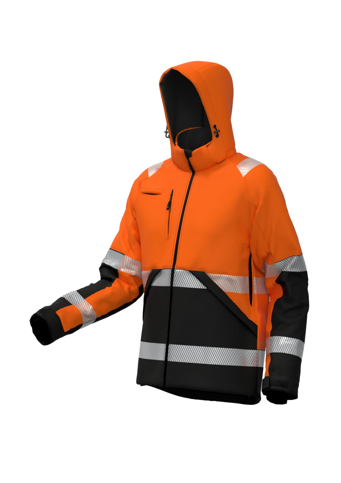 BoSafety Valencia huomio softshell talvitakki