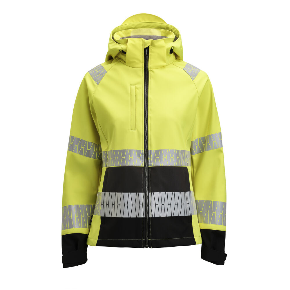 1377 Naisten Softshell- takki Hi-Vis