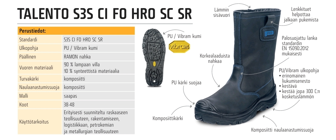 Talento Heavy-Duty talvisaapas