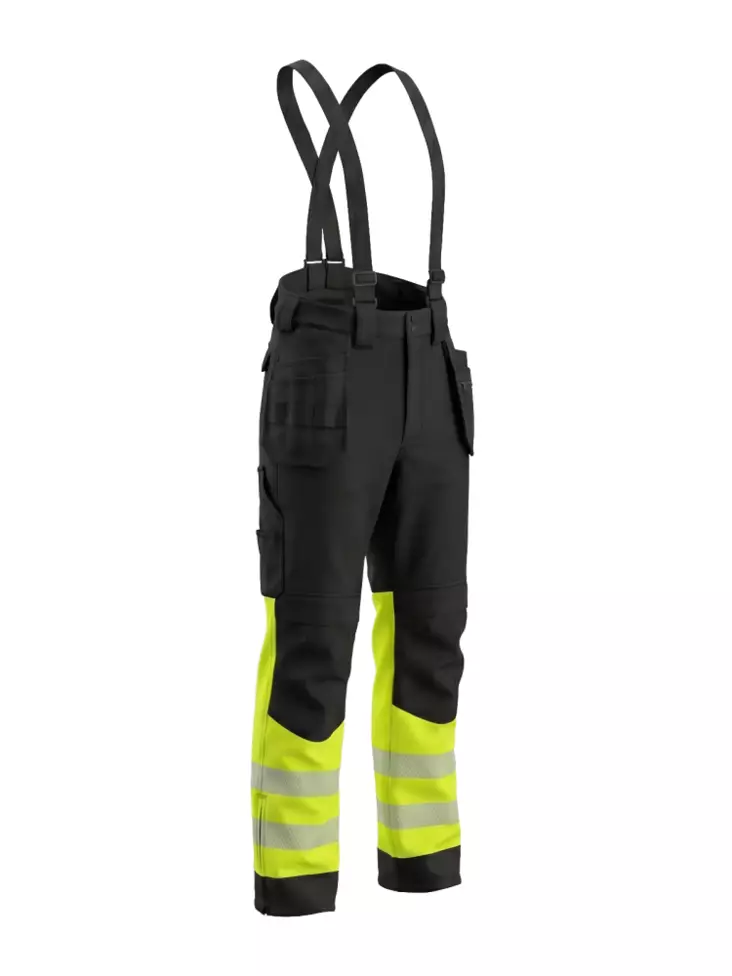 Bosafety Atlantaplus softshell talvihousut riipputaskuilla Lk.1