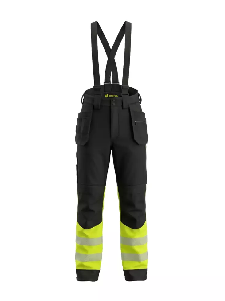 Bosafety Atlantaplus softshell talvihousut riipputaskuilla Lk.1
